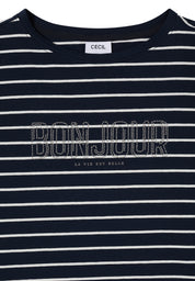 T-Shirt aus Baumwolle - 35512 universal blue - Blau