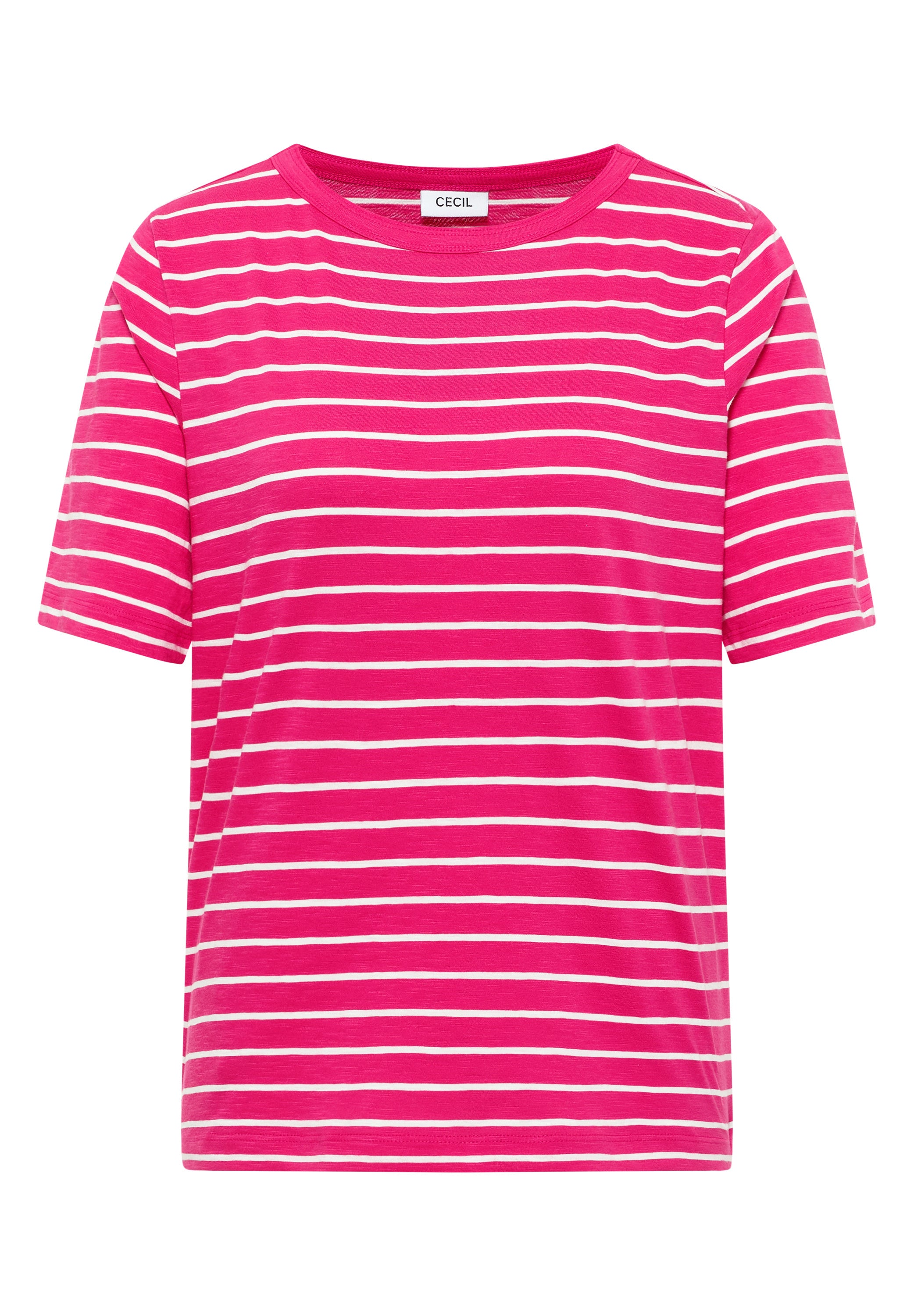 T-Shirt Regular Fit aus Bio-Baumwolle - 27492 beetroot pink - Pink
