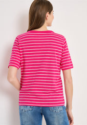 T-Shirt Regular Fit aus Bio-Baumwolle - 27492 beetroot pink - Pink