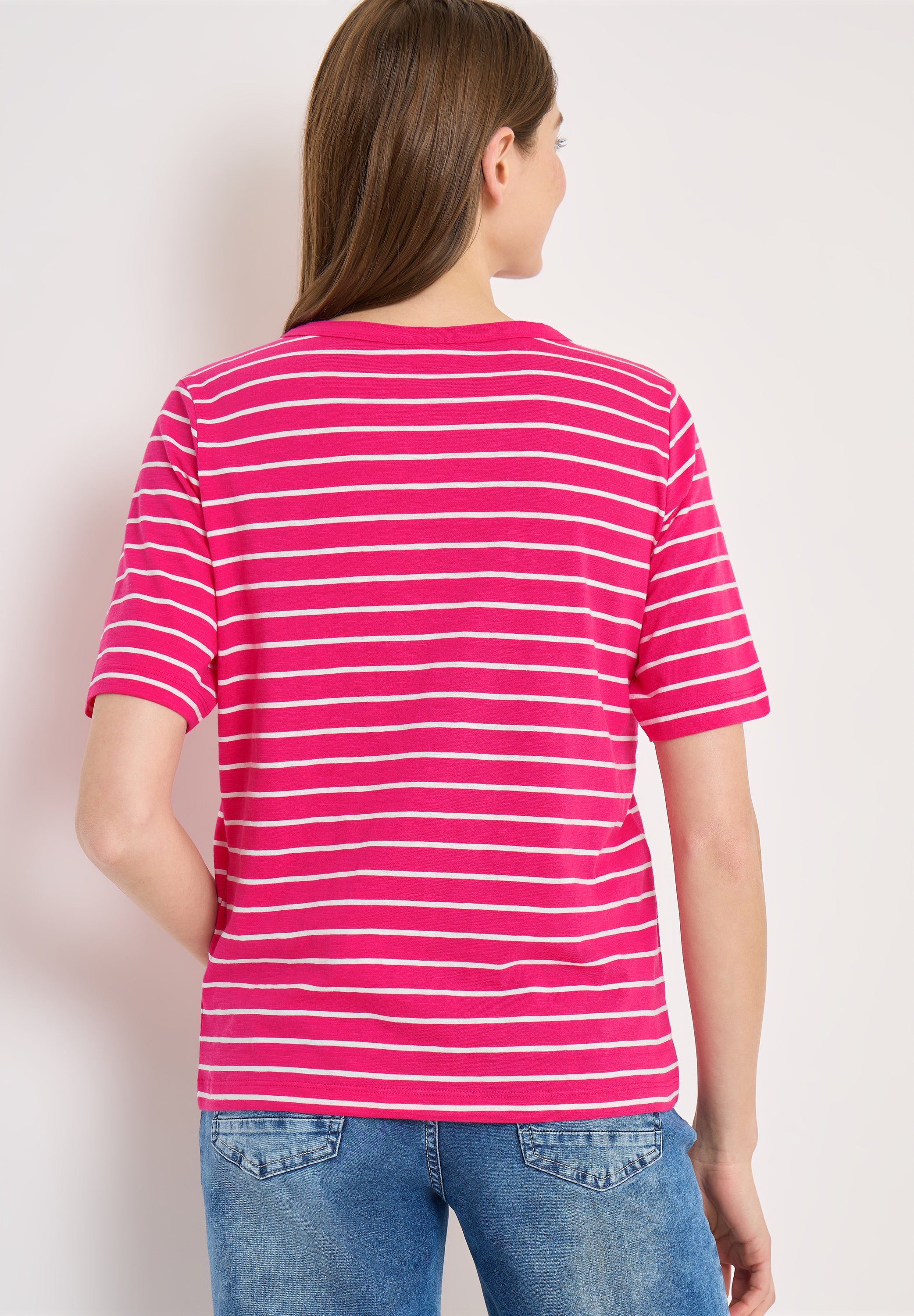T-Shirt Regular Fit aus Bio-Baumwolle - 27492 beetroot pink - Pink