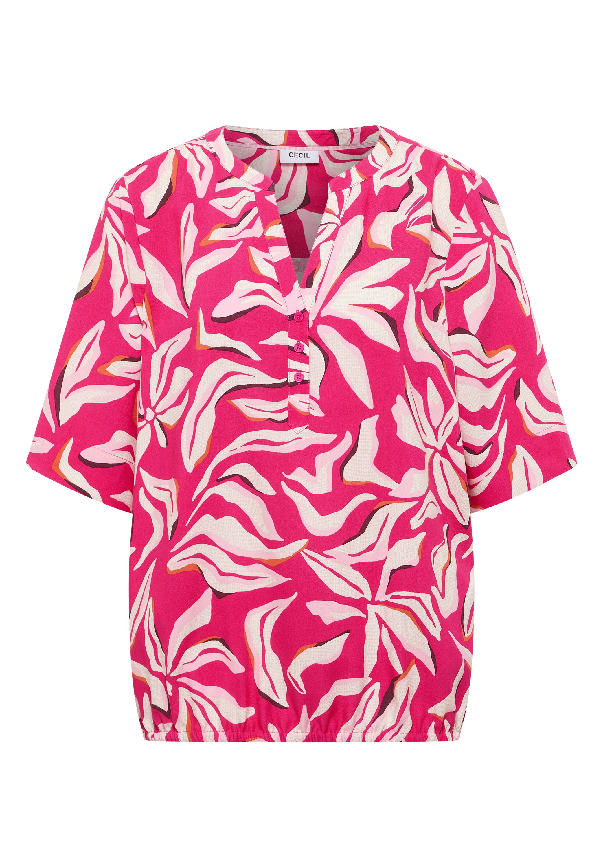 Bluse Relaxed Fit aus Viskose - 37492 beetroot pink - Pink