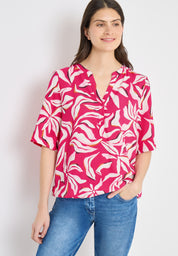 Bluse Relaxed Fit aus Viskose - 37492 beetroot pink - Pink