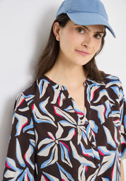 Bluse Relaxed Fit aus Viskose - 37493 macchiato brown - Braun