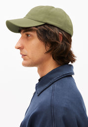 Cap aus Bio-Baumwolle - 3453-fatigue green - Grün