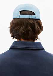 Cap aus Bio-Baumwolle - 3432-blue glow - Blau