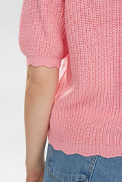 Strickcardigan aus Baumwollmix - 2708 - Pink