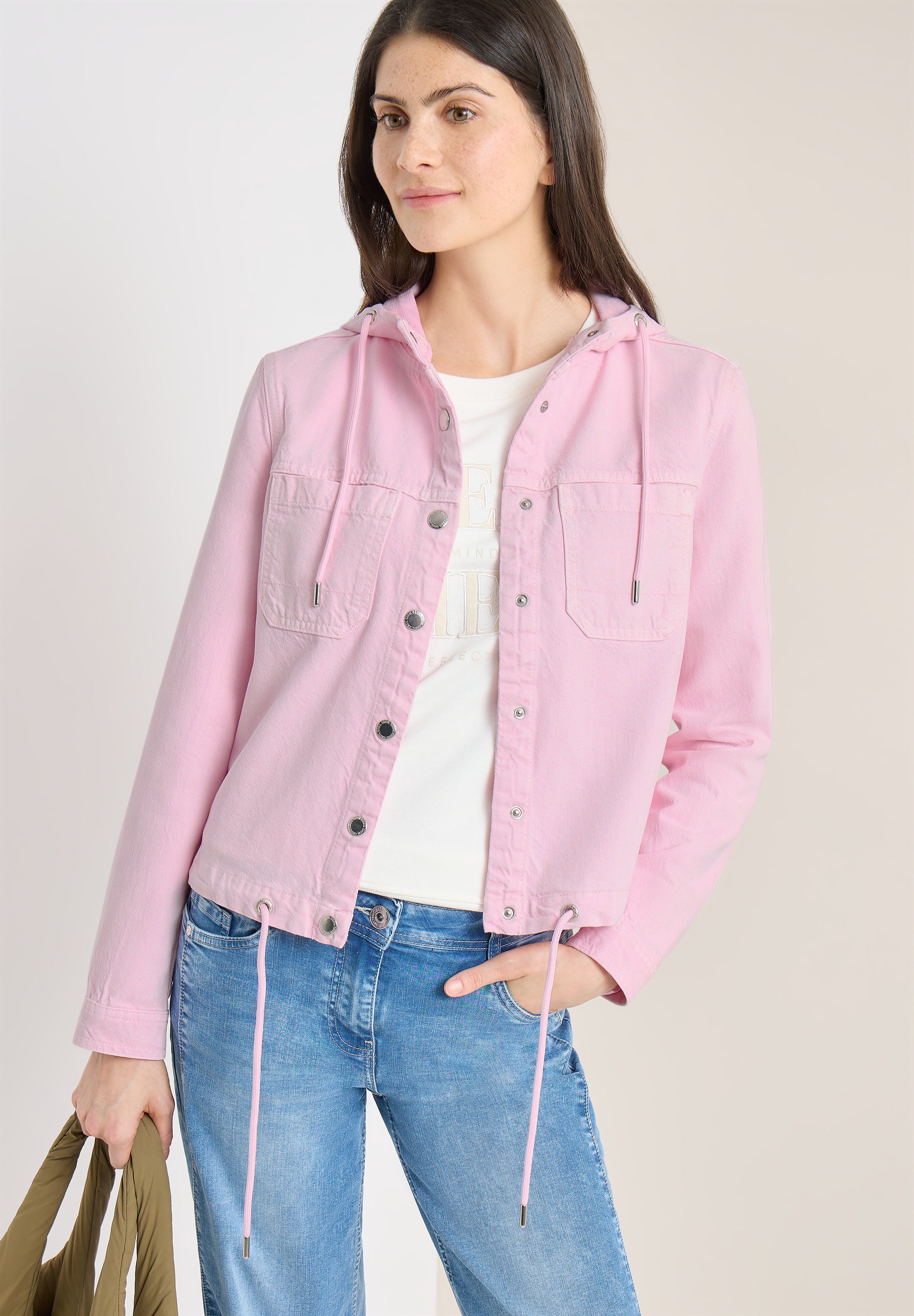 Overshirt aus Lyocellmix - 17600 light blush rose - Rosa