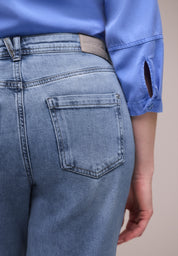 Jeans Barrel Fit - 17885-authentic light blue - Blau