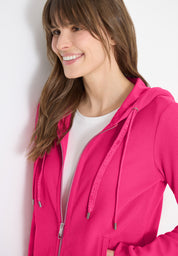 Strickjacke aus Baumwollmix - 17492 beetroot pink - Pink