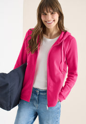 Strickjacke aus Baumwollmix - 17492 beetroot pink - Pink