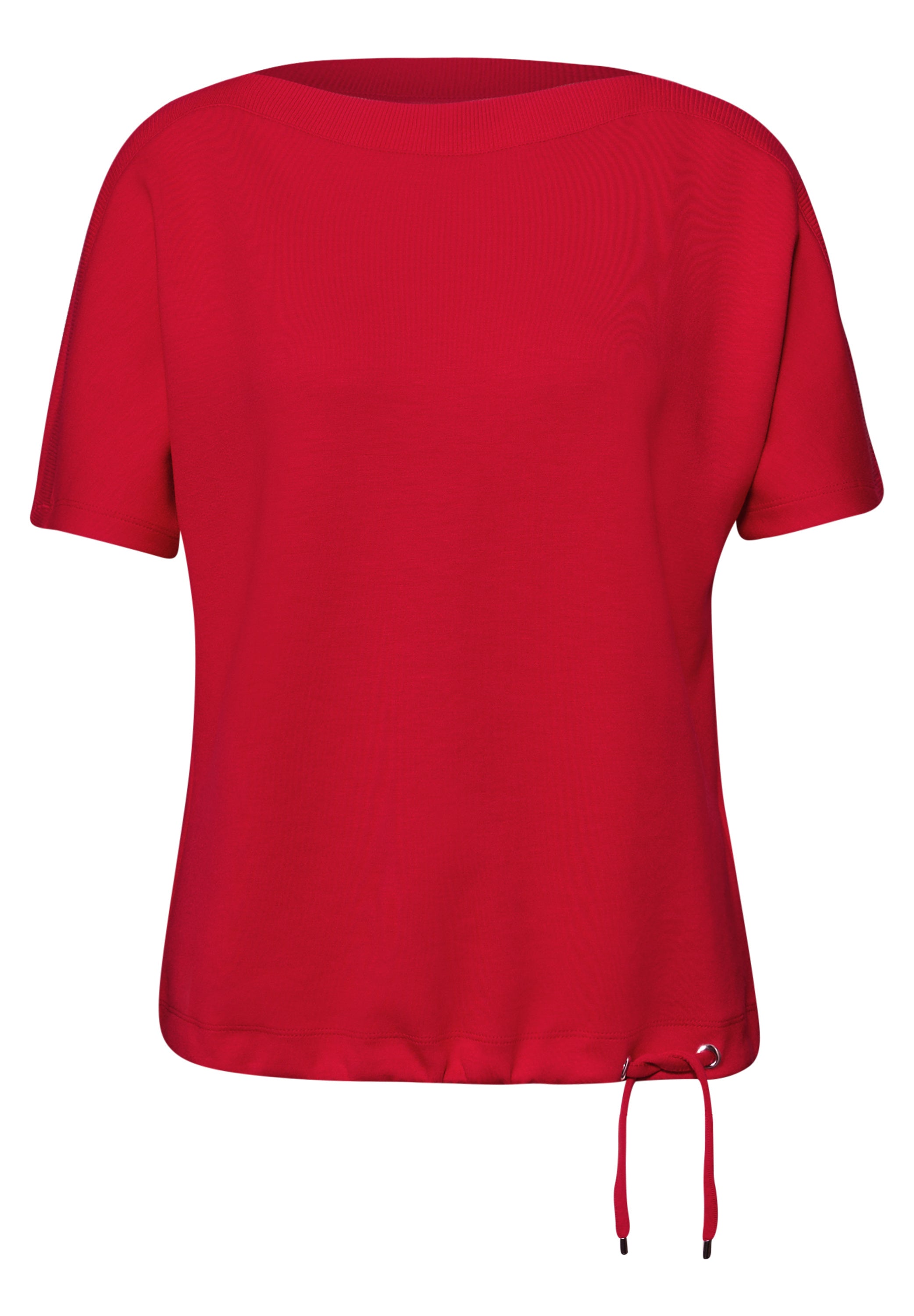 T-Shirt aus Viskosemix - 17504-salsa red - Rot
