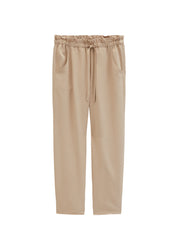Joggpants Wide Leg - 2326-Sandpaper - Beige