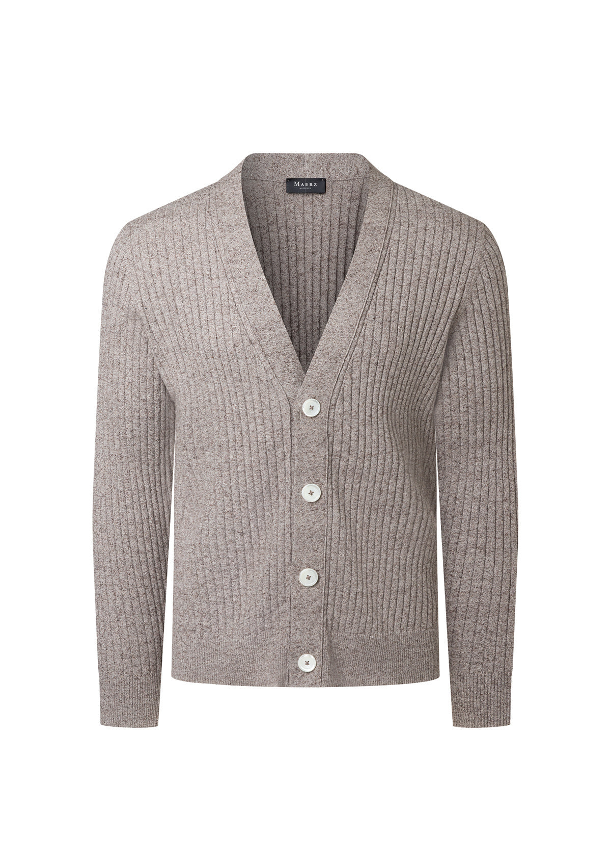 Strickcardigan aus Baumwollmix - 182 - Braun