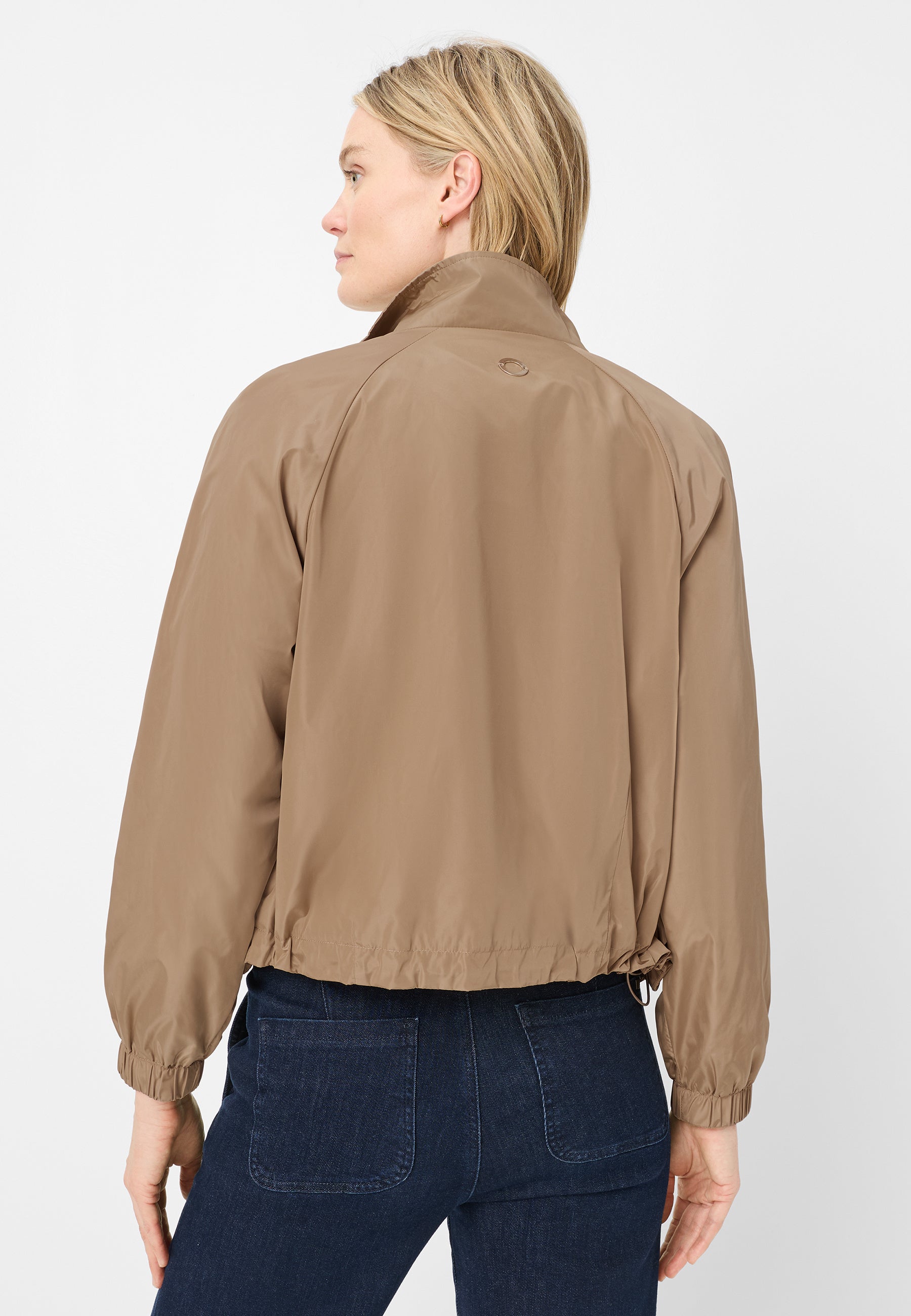 Blouson-Jacke mit Stehkragen - 0016 - Beige
