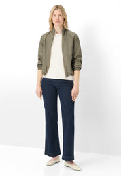 Blouson-Jacke mit Stehkragen - 0031 - Grün