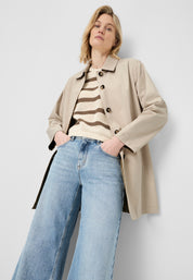 Mantel aus Baumwollmix - 0011 - Beige