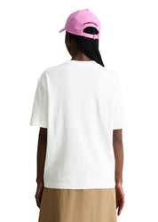 T-Shirt aus Baumwolle - 1183-Silky White - Weiß