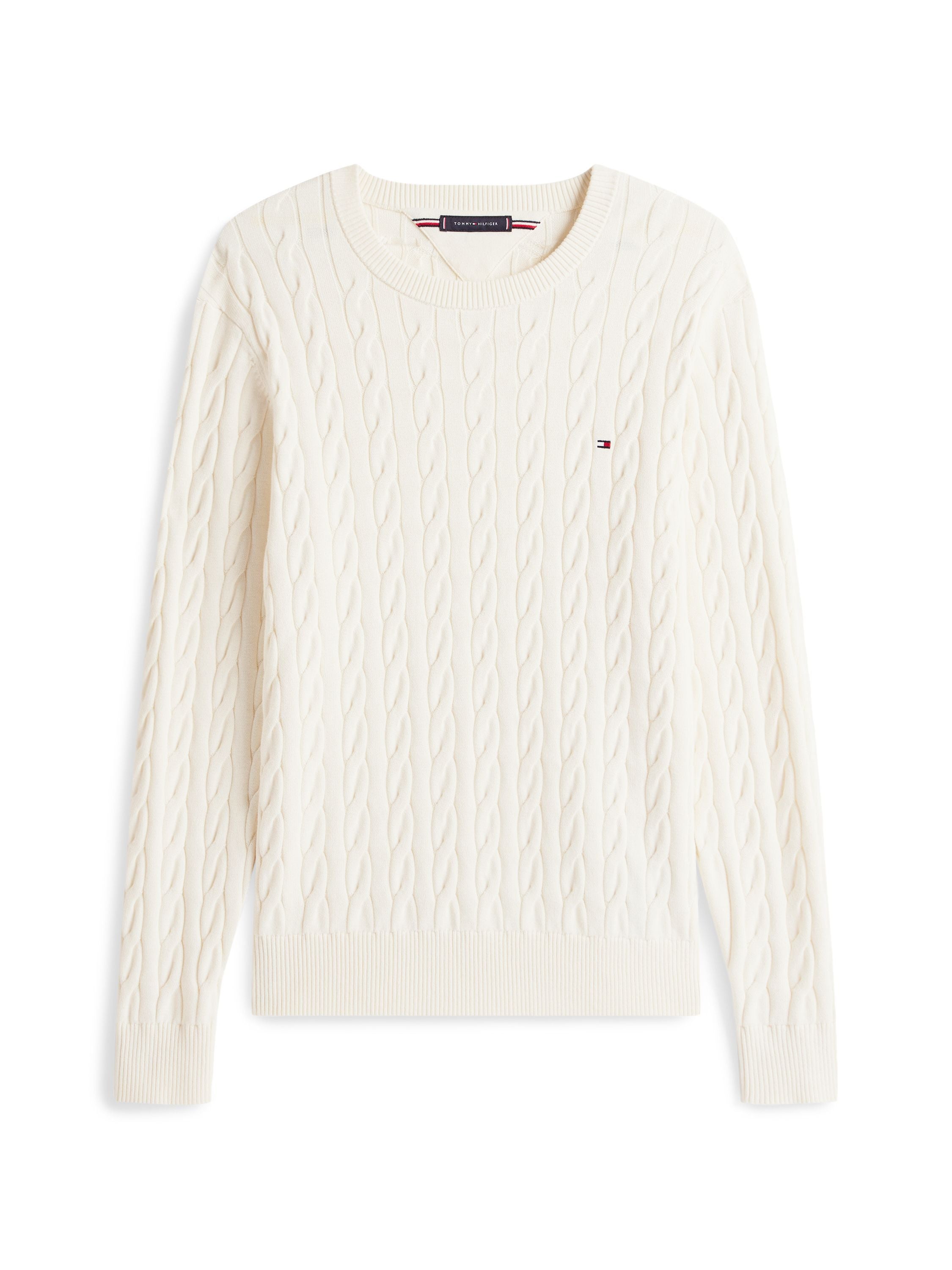 Feinstrickpullover mit Musterung - Z00-YELLOW - Creme