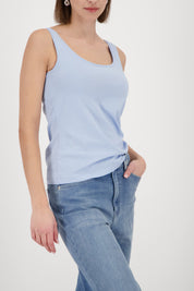 Top aus Baumwolle - 721 sea side - Blau