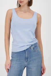 Top aus Baumwolle - 721 sea side - Blau