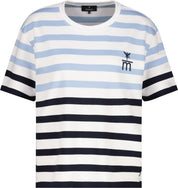 T-Shirt gestreift - 756 marine ringel - Blau