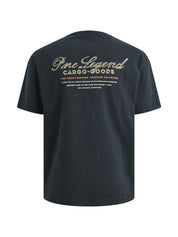 T-Shirt aus Baumwolle - 5282-Carbon - Blau