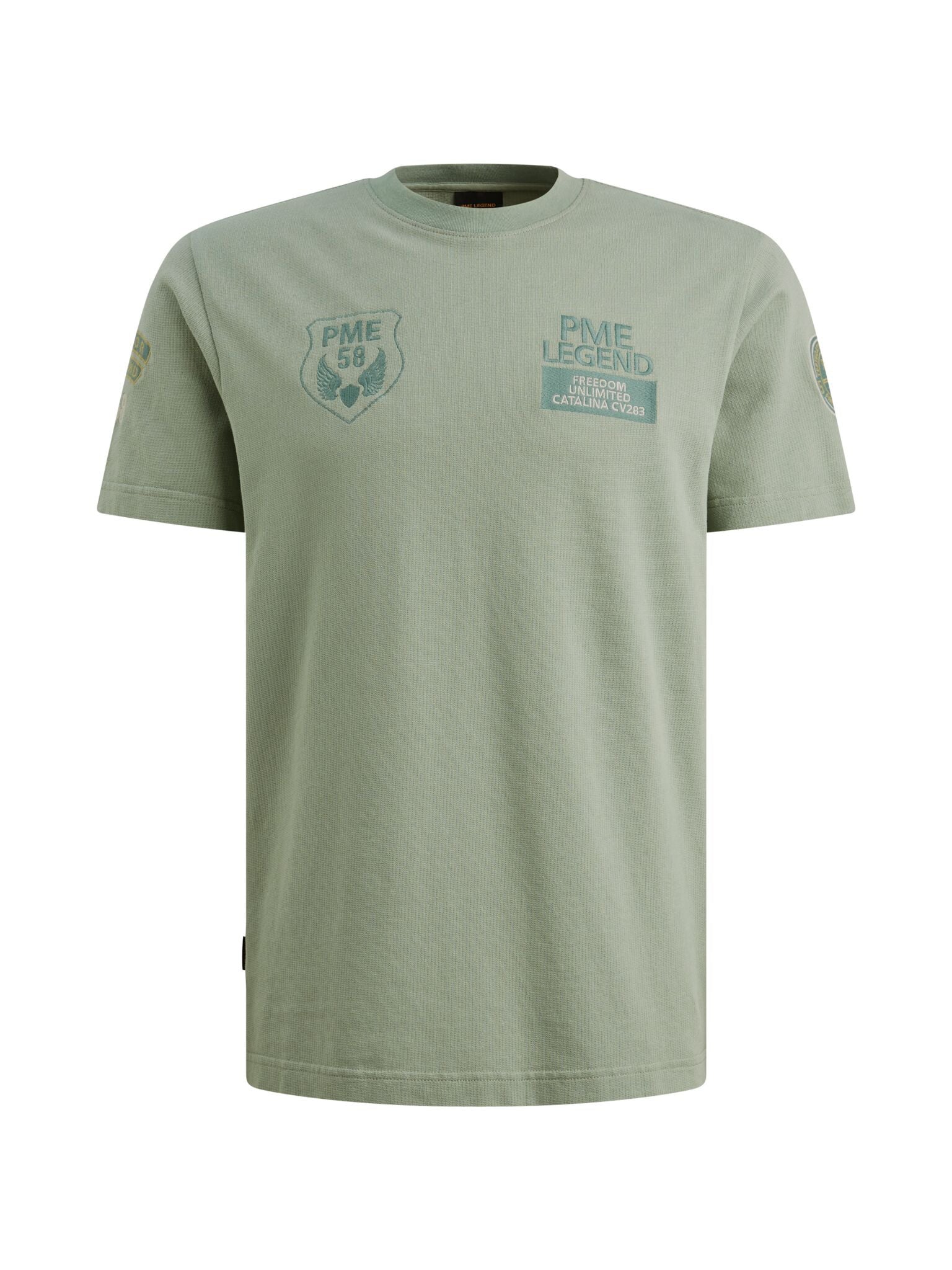 T-Shirt Regular Fit - 6123-Iceberg Green - Grün