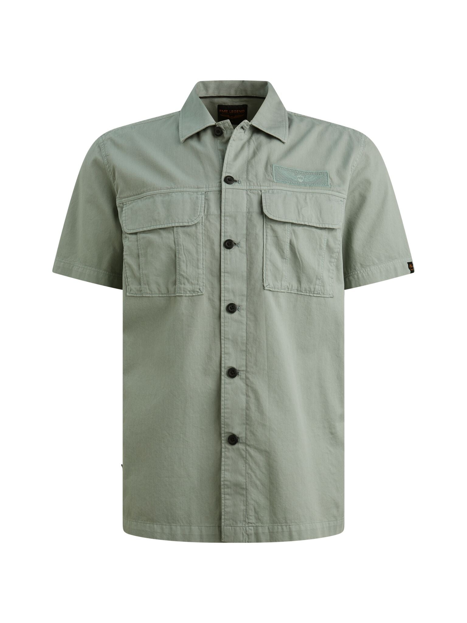Kurzarmhemd Regular Fit - 6123-Iceberg Green - Grün
