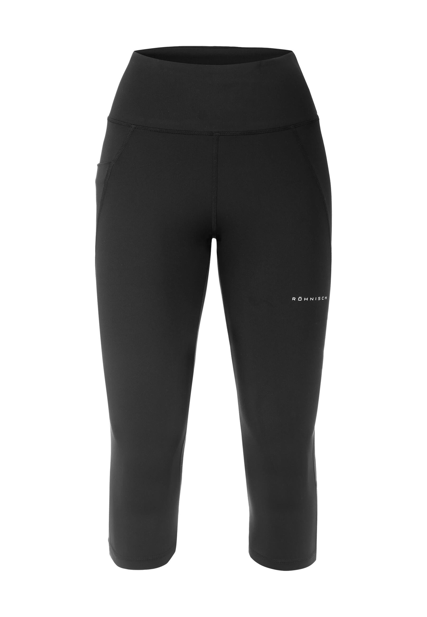 Capri-Leggings - 0001 - Schwarz