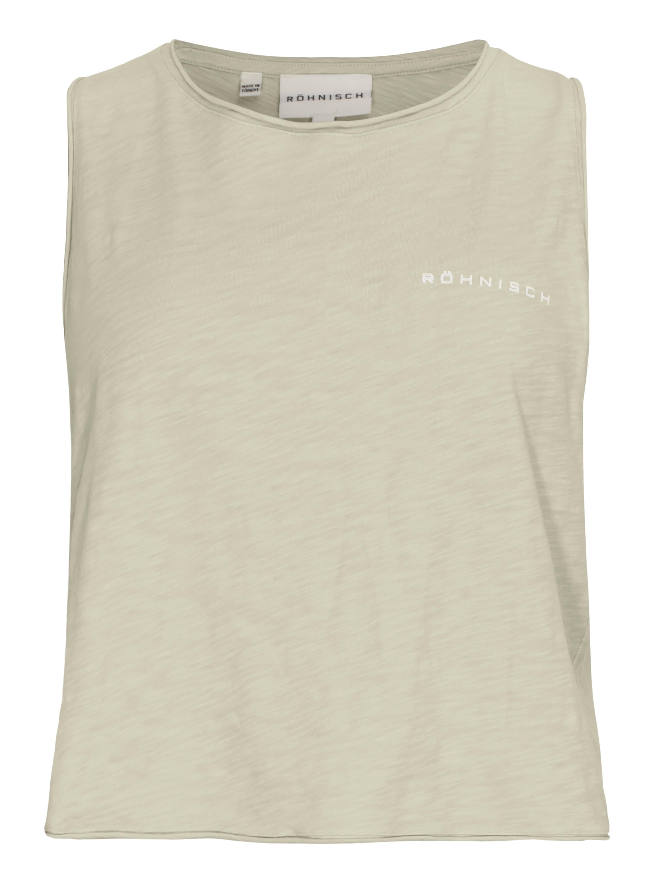 Meliertes Tanktop Cropped Fit - S560 - Beige