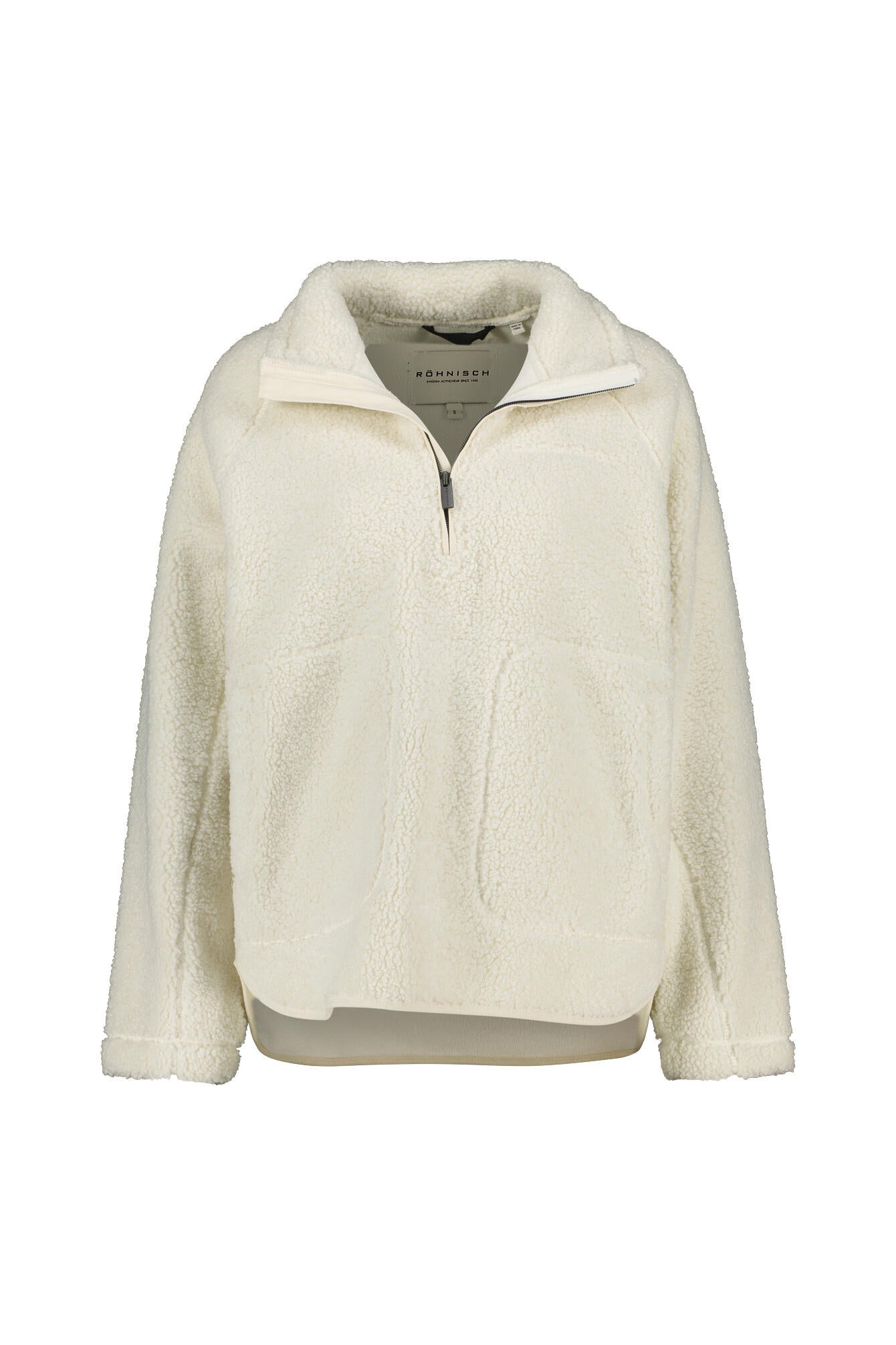 Teddy-Pullover CLOUD PILE - S176 - Weiß