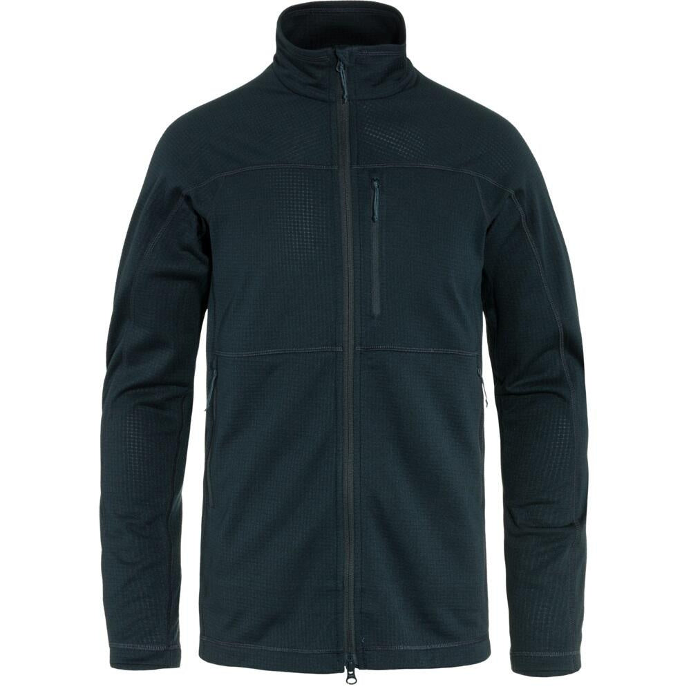 Leichte Fleecejacke - 555-Dark Navy - Blau