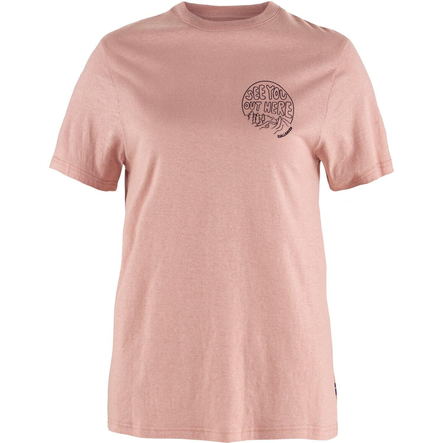 T-Shirt HEMP - 302-Chalk Rose - Rosa