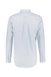 Gestreiftes Freizeithemd aus Baumwolle - 455-LIGHT BLUE - Blau