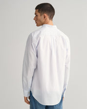 Gestreiftes Freizeithemd aus Baumwolle - 455-LIGHT BLUE - Blau