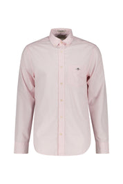 Gestreiftes Freizeithemd aus Baumwolle - 662-LIGHT PINK - Rosa