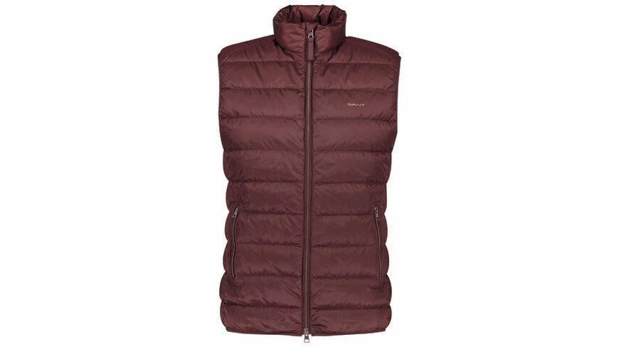 Gesteppte Weste - 638-WINE RED - Rot