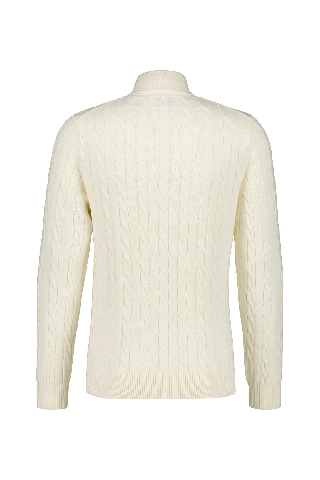 Strickpullover mit Zopfmuster - 130-CREAM - Creme