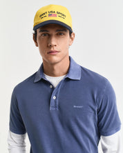 Poloshirt Regular Fit - 401-DUSTY NAVY - Blau