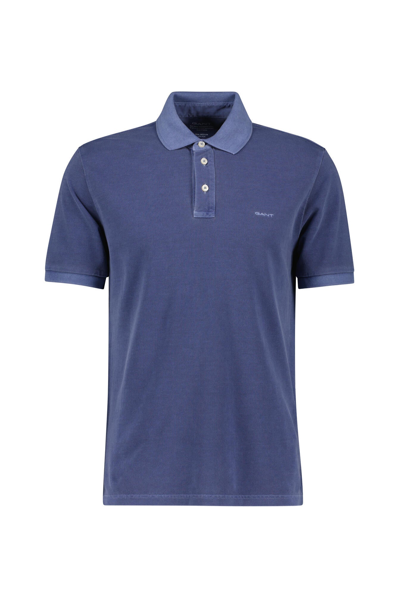 Poloshirt Regular Fit - 401-DUSTY NAVY - Blau