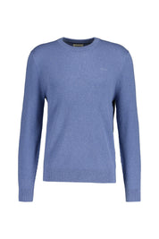 Strickpullover - 906-DENIM BLUE MELANGE - Blau