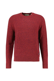 Strickpullover aus Wollmix - 604-PLUMPED RED - Rot