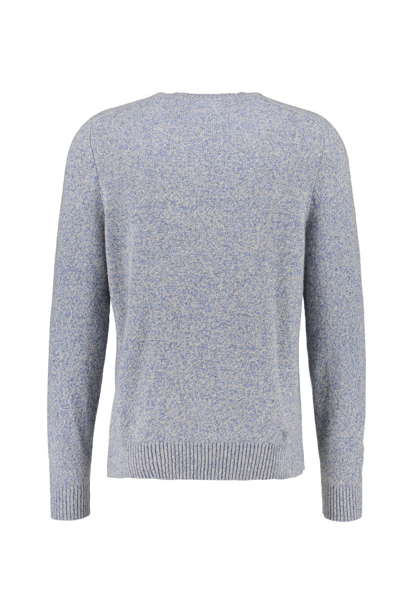 Strickpullover aus Wollmix - 906-DENIM BLUE MELANGE - Blau