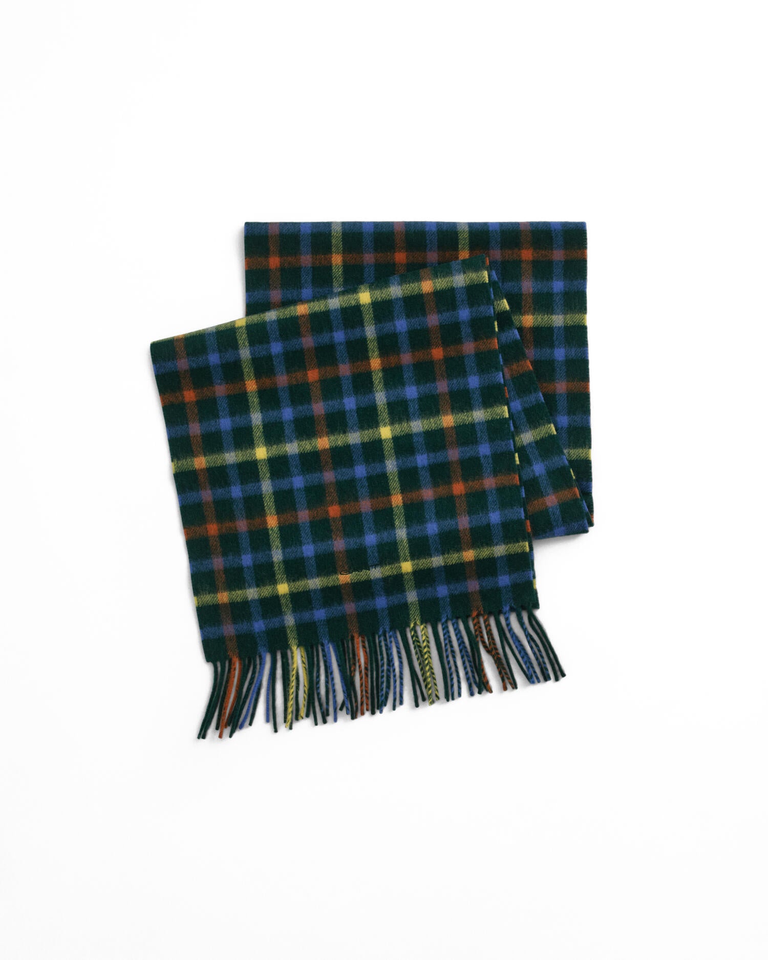 Wollschal kariert - 374-TARTAN GREEN - Grün