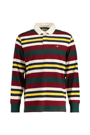 Sweatshirt mit Polokragen - 374-TARTAN GREEN - Creme