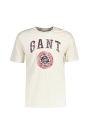 T-Shirt aus Baumwolle - 130-CREAM - Creme