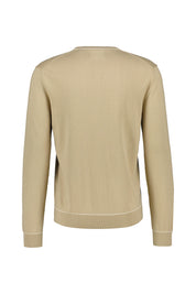 Strickpullover aus Baumwollmix - 200-OAT BEIGE - Beige