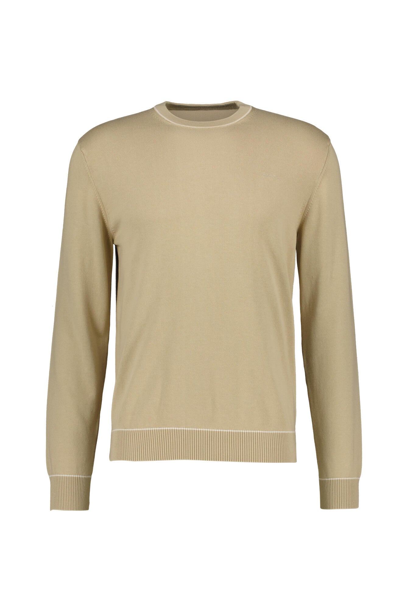 Strickpullover aus Baumwollmix - 200-OAT BEIGE - Beige