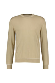 Strickpullover aus Baumwollmix - 200-OAT BEIGE - Beige