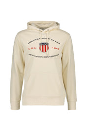 Sweathoodie aus Baumwolle - 119-CREAMED WHITE - Creme